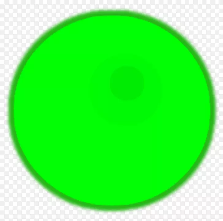 绿色圆形剪贴画-百合垫轮廓