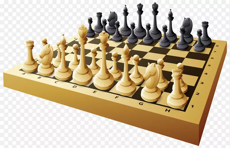 棋子棋盘骑士剪贴画-国际象棋