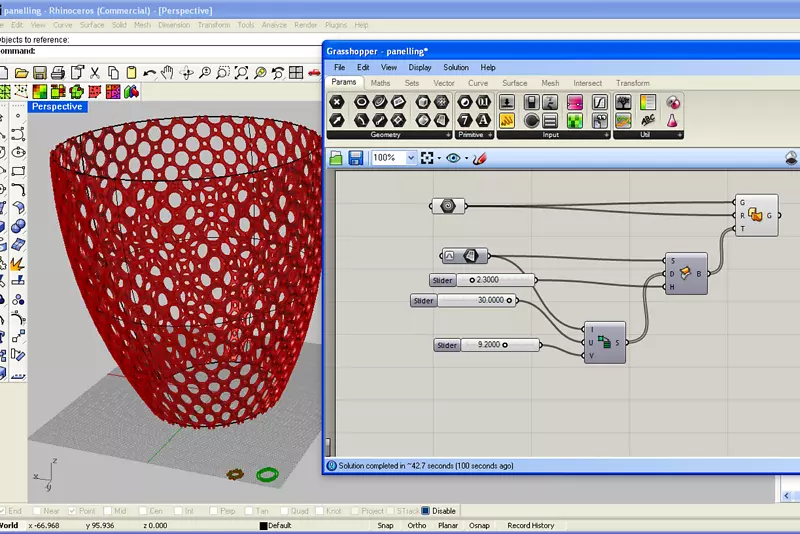 犀牛三维建模蚱蜢3D打印技术蚱蜢