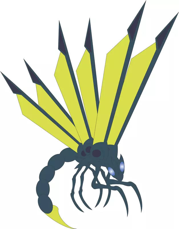 昆虫哥斯拉-伊比拉艺术图形设计-蜻蜓