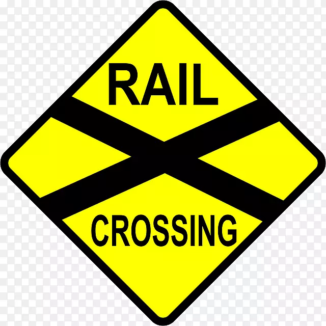 铁路运输水平交叉列车交叉轨道.标志和符号