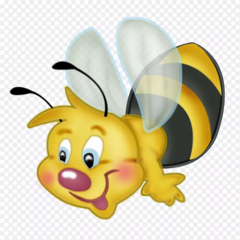 蜜蜂昆虫蝴蝶剪贴画-蜜蜂