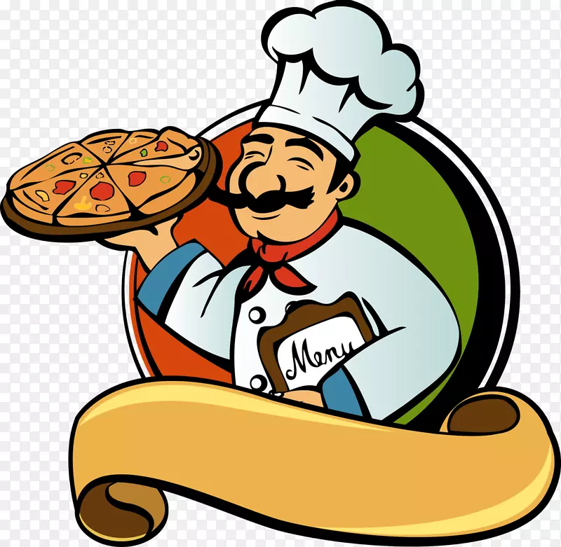 意大利比萨饼烹饪厨师剪贴画烹饪锅