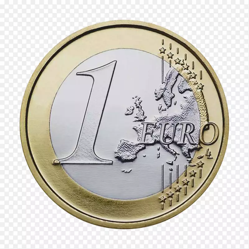 1欧元硬币外汇市场美元交易商-欧元
