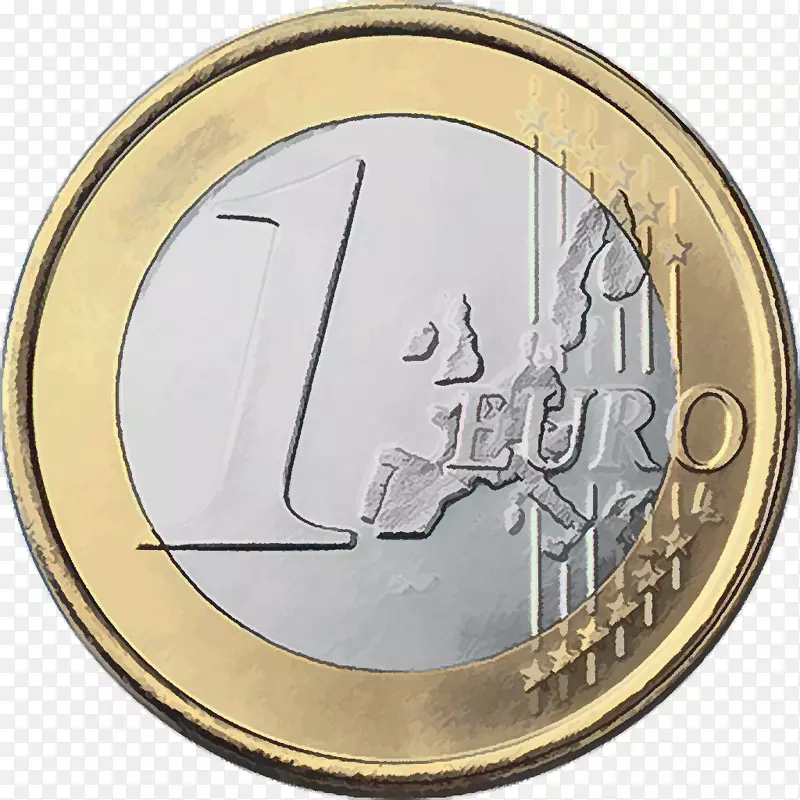 欧洲1欧元硬币1美分欧元硬币-欧元