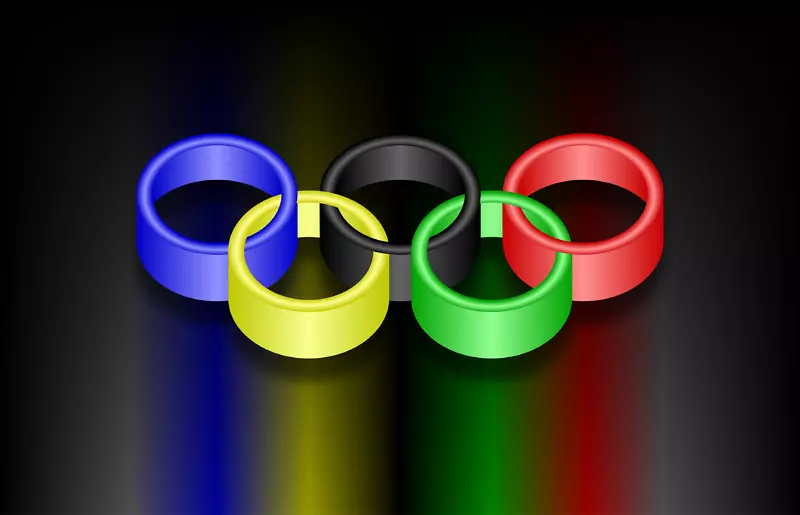 冬季奥林匹克运动会环奥林匹克标志奥林匹克五环