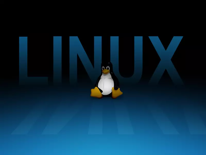 企鹅tux linux桌面壁纸显示分辨率-linux