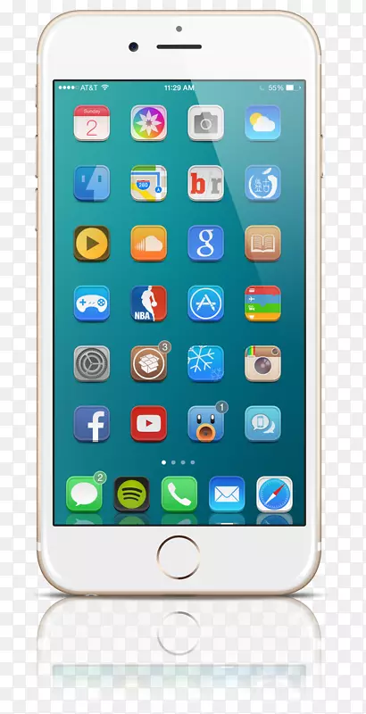 iphone 6s加上电话手持设备电脑图标AWOK-iphone Apple