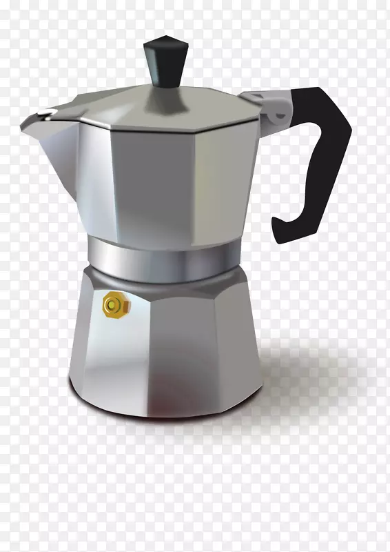 意大利料理咖啡浓缩咖啡卡布奇诺莫卡锅咖啡机