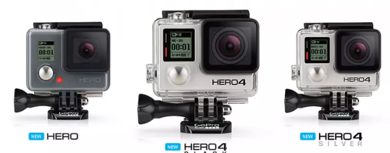 GoPro英雄4动作相机4k分辨率-GoPro相机