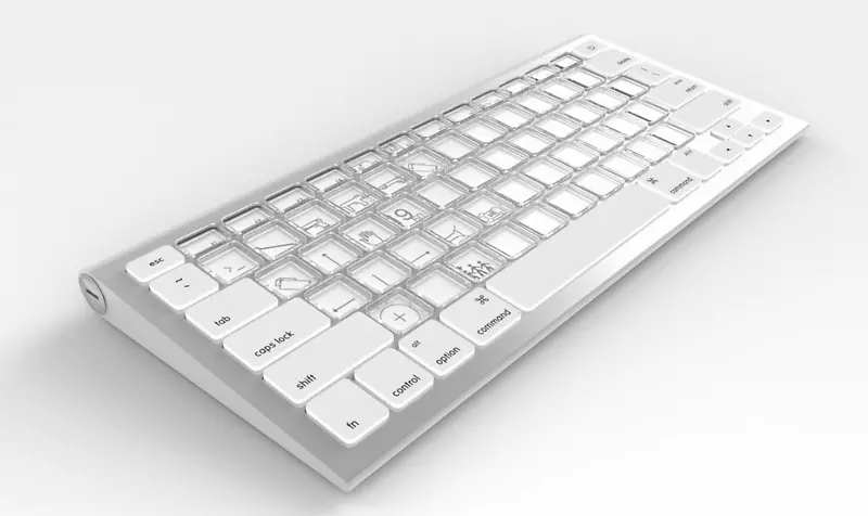 电脑键盘e墨水键盘快捷键苹果显示装置.键盘