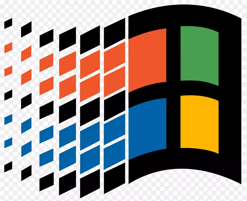 Windows 95微软徽标Windows 1.0-Windows徽标