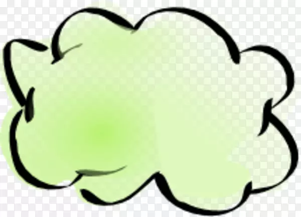 云计算互联网剪贴画.绿色云剪贴画