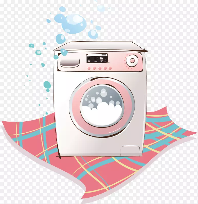 洗衣机、家用电器、洗衣房、冰箱.洗衣机