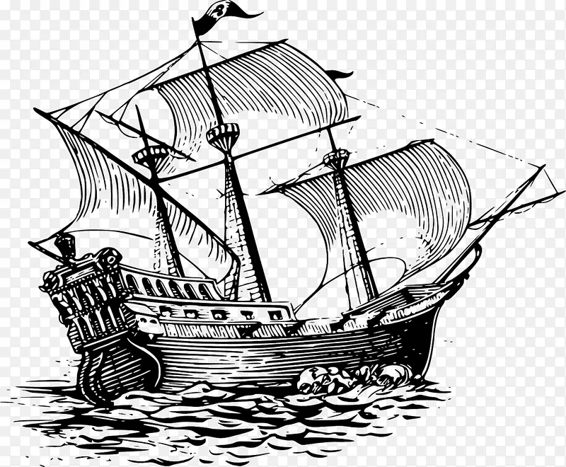 帆船剪贴画-船舶和游艇