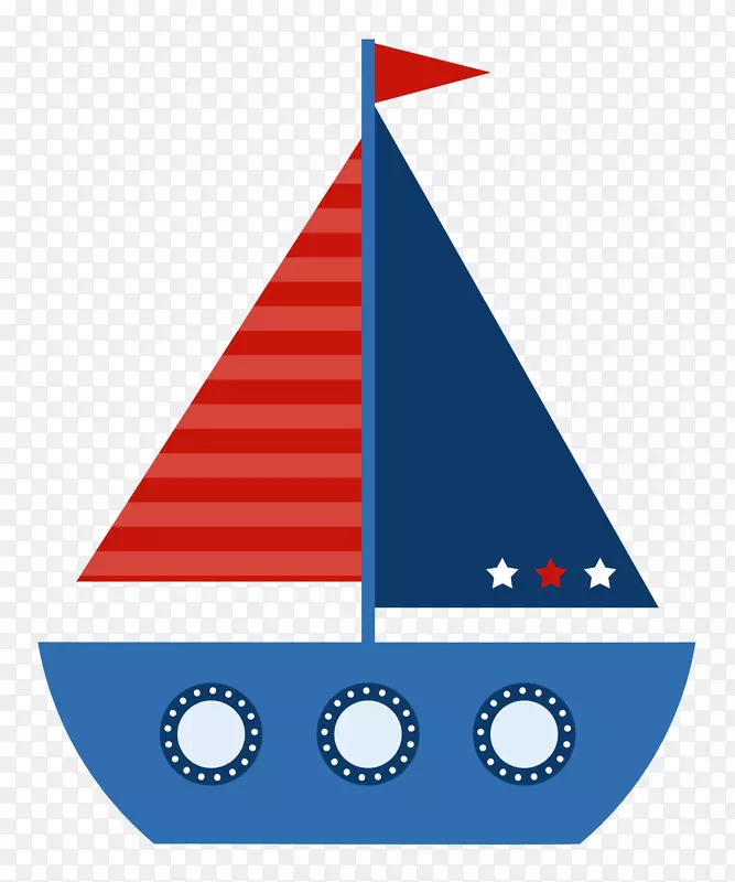 海运帆船剪贴画-船舶和游艇
