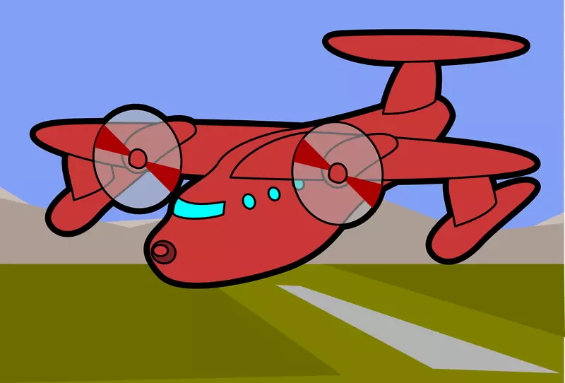 飞机飞行直升机剪辑艺术飞机
