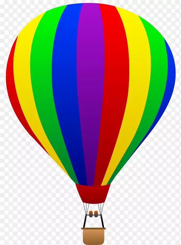 热气球飞行图夹艺术.气球