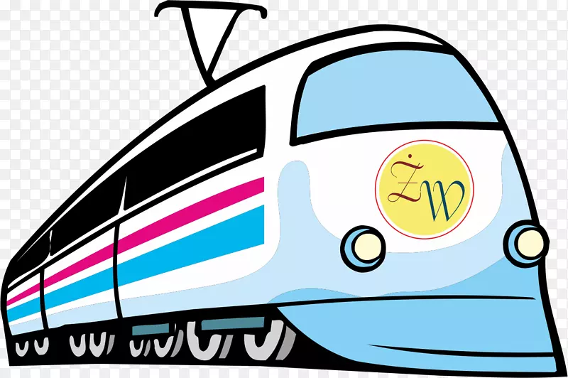 火车轨道运输有轨电车快速过境剪辑艺术列车
