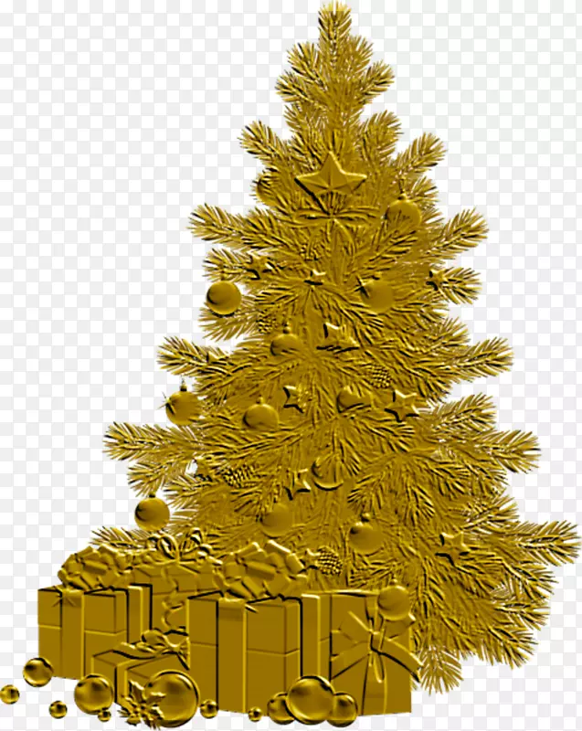 圣诞树松木-圣诞树