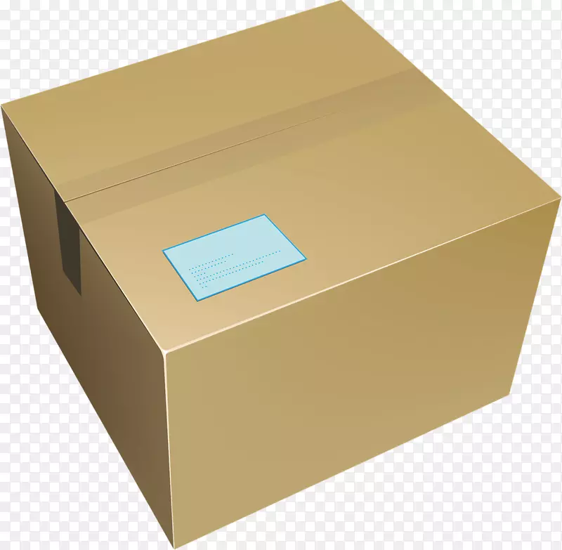 纸箱联合包裹服务包装和标签箱