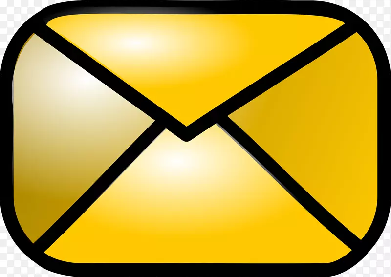 电脑图标信封夹艺术信封邮件