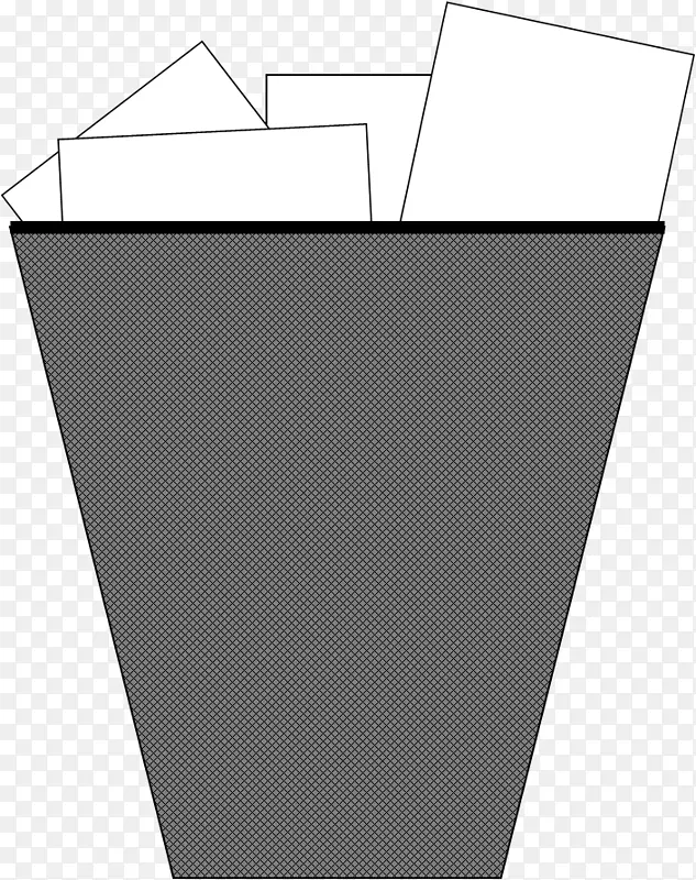 长方形卡通垃圾桶