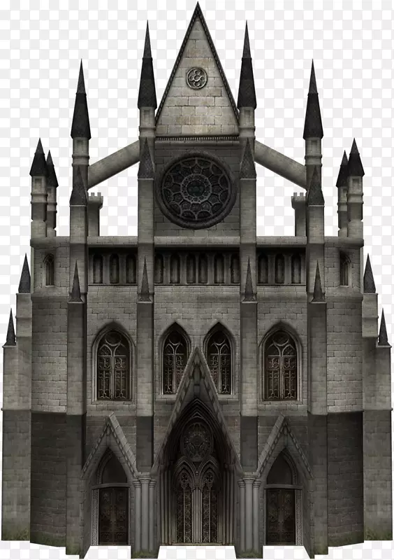 鬼屋城堡剪贴画-大教堂
