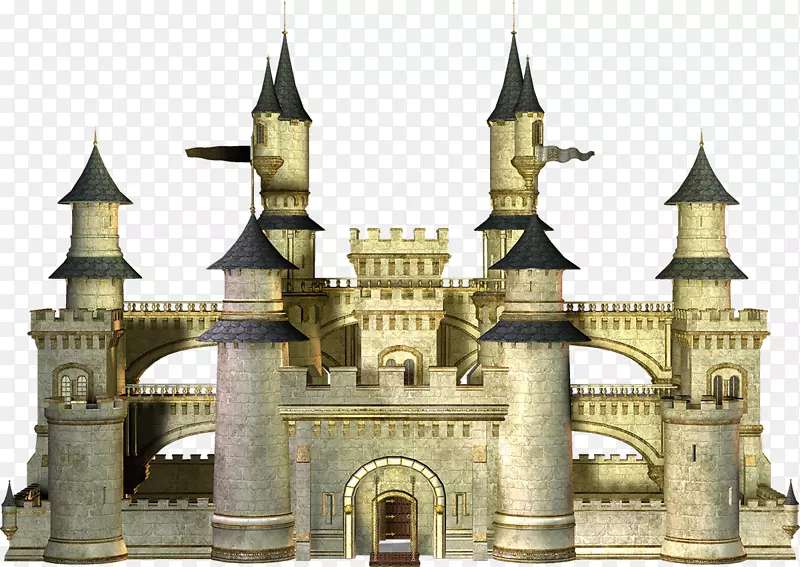 城堡酒店剪贴画-城堡