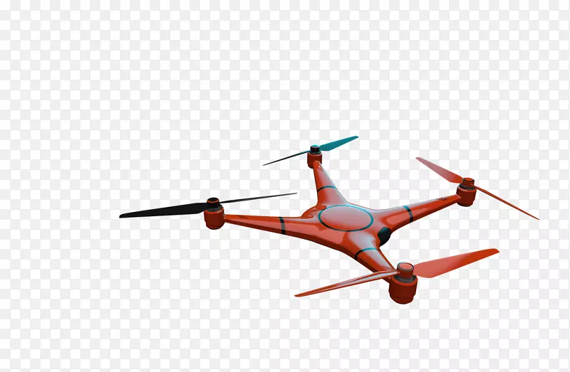微软PowerPoint飞机幻灯片放映四翼直升机-无人驾驶飞机