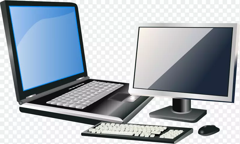 电脑鼠标膝上型电脑MacBookAIR动画-台式机