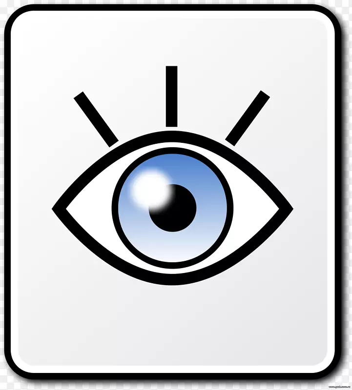 计算机图标符号Nuvola剪辑艺术眼