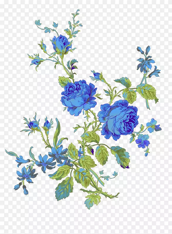 花画-蓝色花