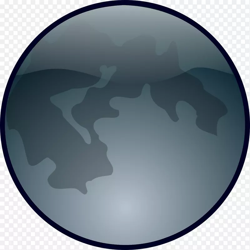 满月月相剪贴画-全球