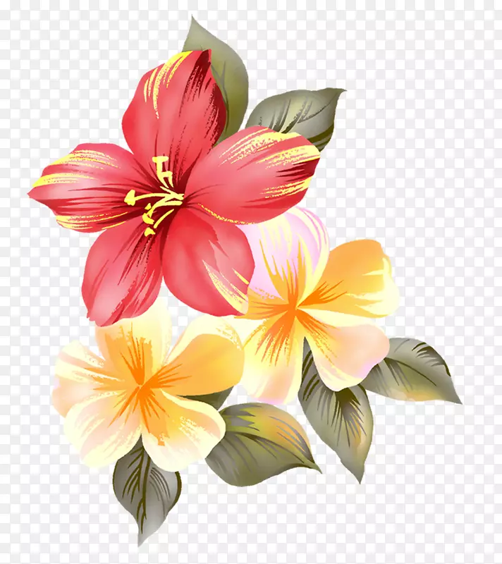 花卉光栅图形剪辑艺术-花卉