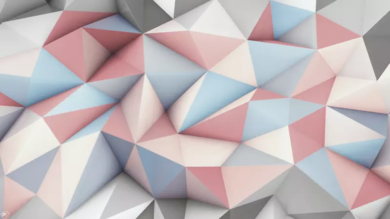 几何三维空间数字艺术造型图案几何