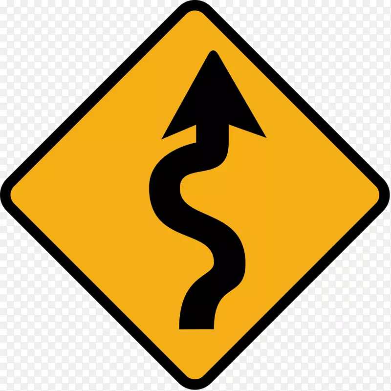 交通标志警告标志道路驾驶-道路标志