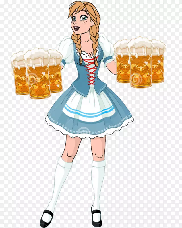 啤酒节啤酒卡通-啤酒节