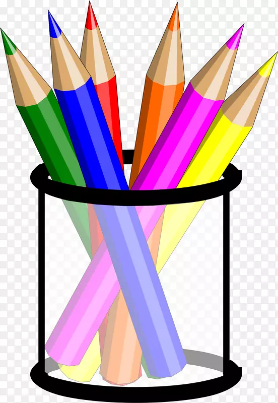 彩色铅笔画夹艺术.蜡笔