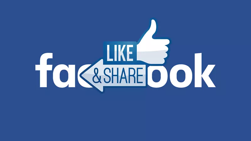 社交媒体facebook信使喜欢按钮分享