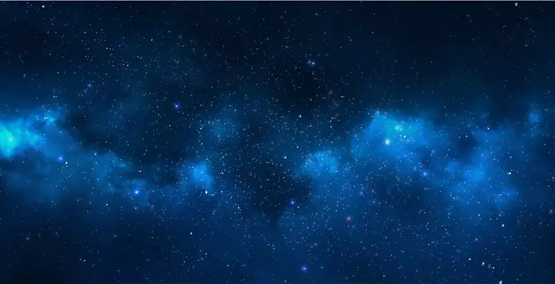 桌面壁纸蓝色空间星云壁纸-空间