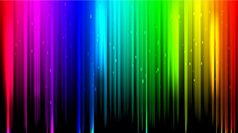 彩虹桌面壁纸显示分辨率彩色壁纸