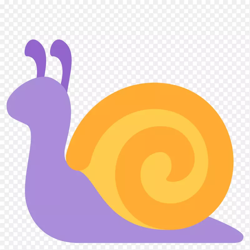 Emojipedia蜗牛短信贴纸-蜗牛