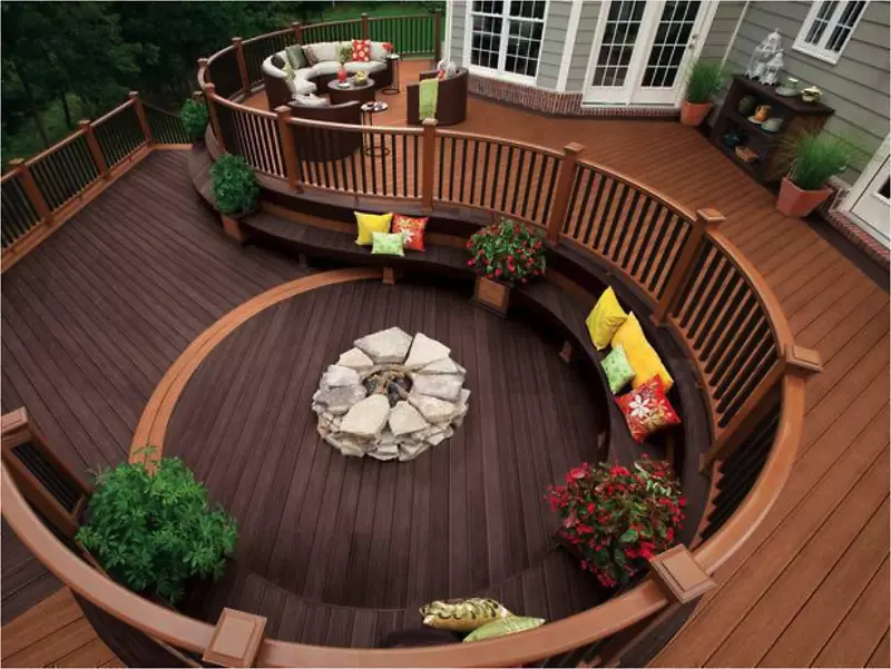 甲板露台，后院，花园-露台