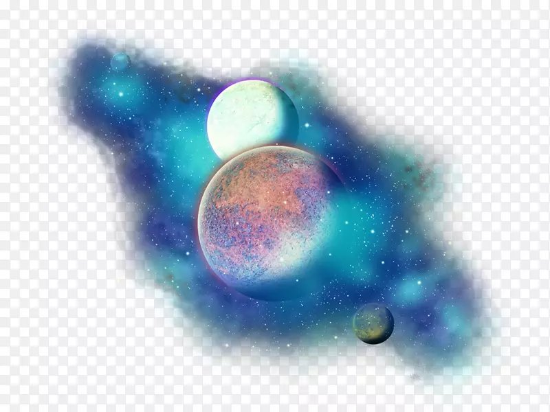银河系行星剪贴画-太空