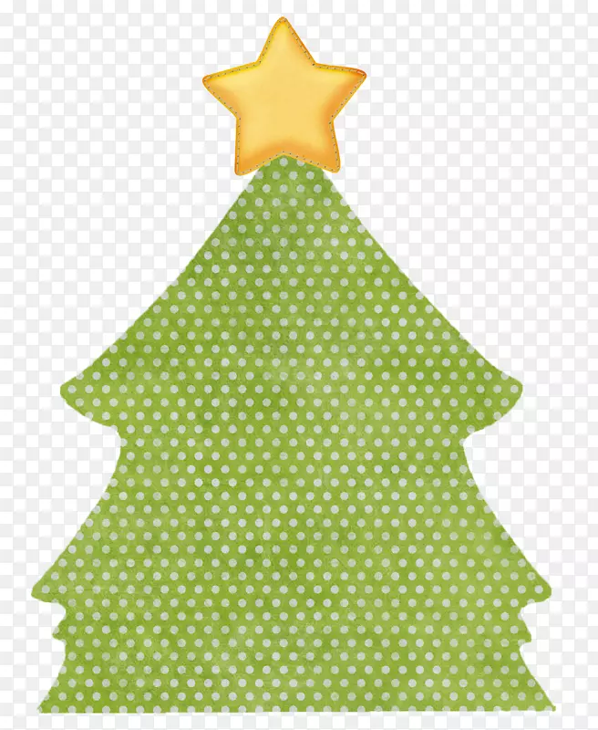 纸圣诞树信封圣诞装饰品-树顶视图