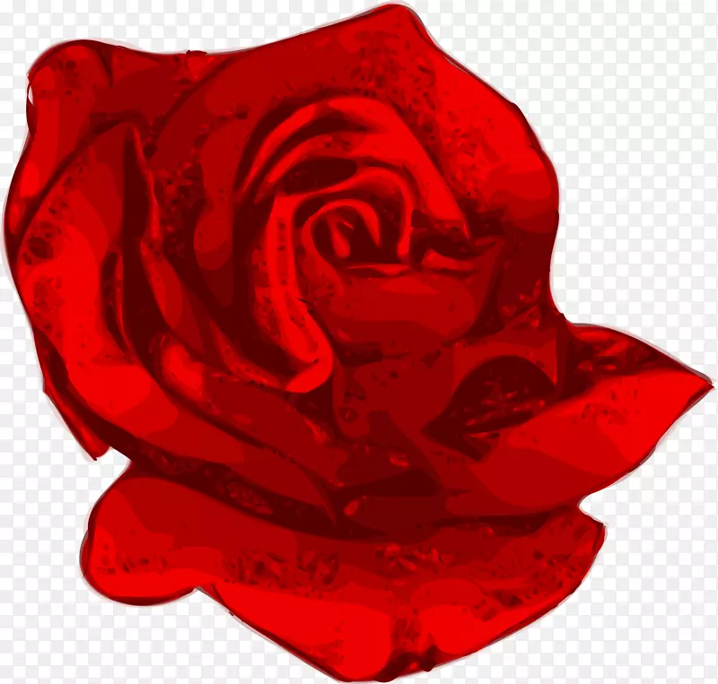 花园玫瑰插花艺术-红花