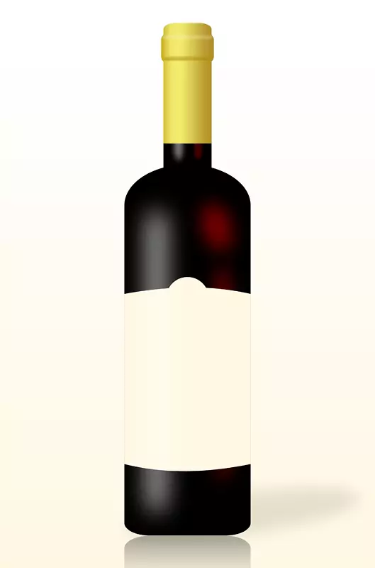 红酒酒瓶-酒杯