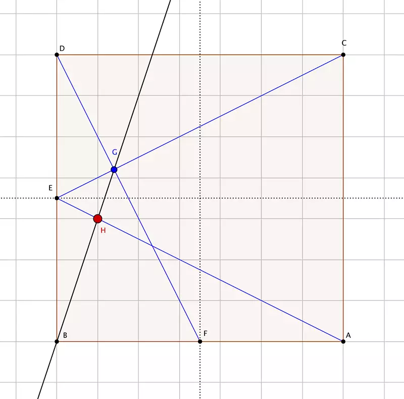 直线三角形圆点