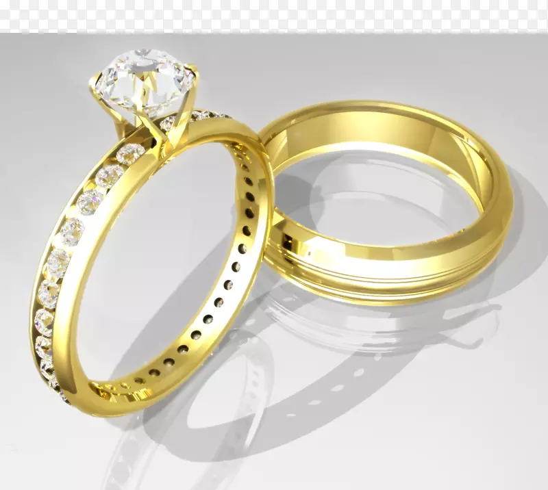 耳环，结婚戒指，订婚戒指，珠宝.戒指